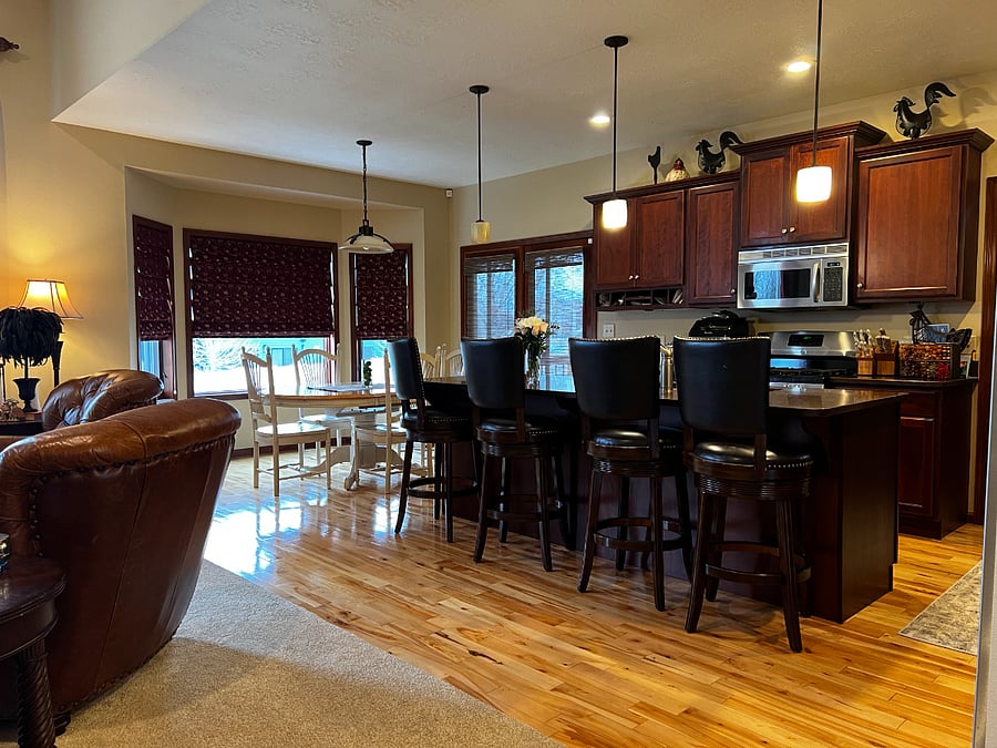 Upstairs common kitchen
