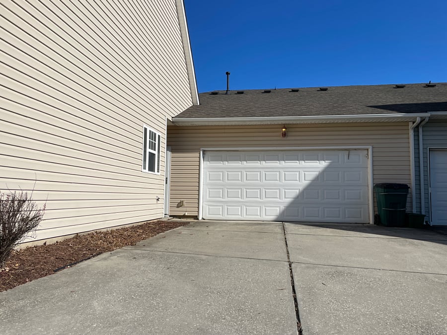 2-3 car driveway with double garage