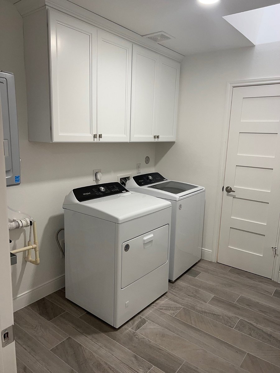 Laundry and Half Bath Off Main Living Area