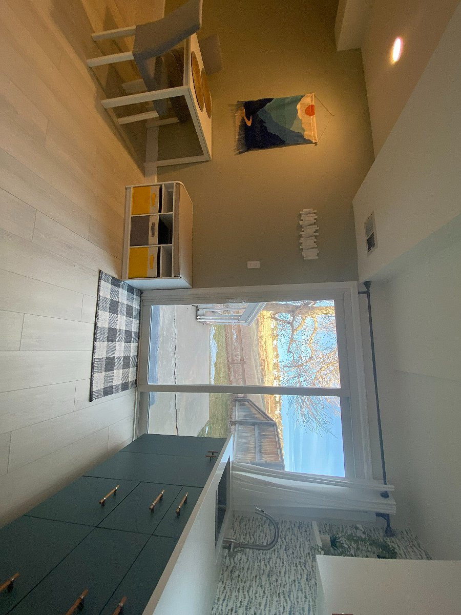 Private entrance that backs to open space