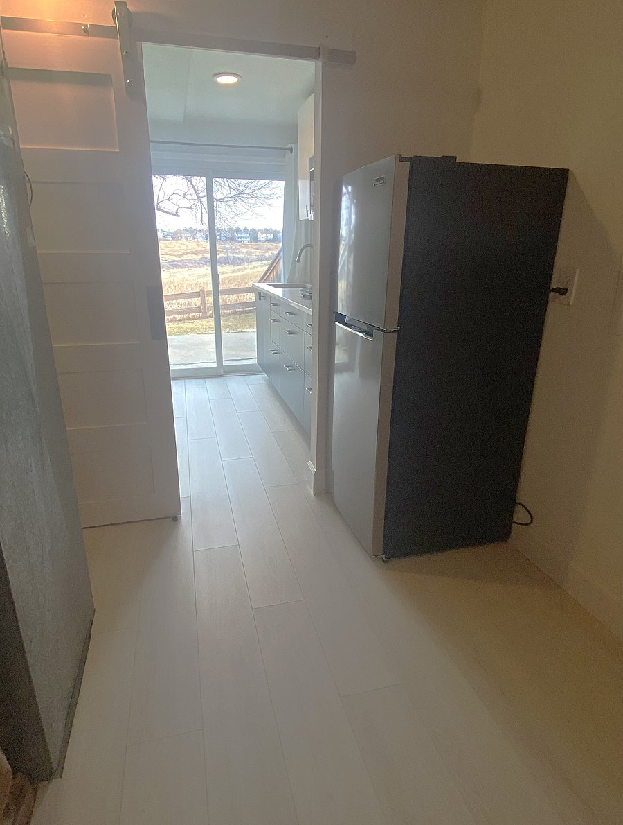 Inside the spacious pantry/storage room