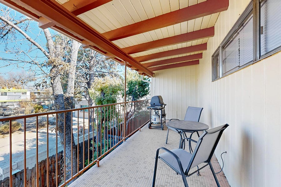 Private balcony off master bedroom #1