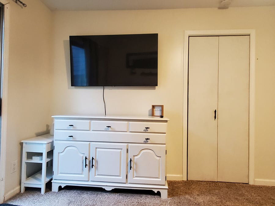 TV in living area.