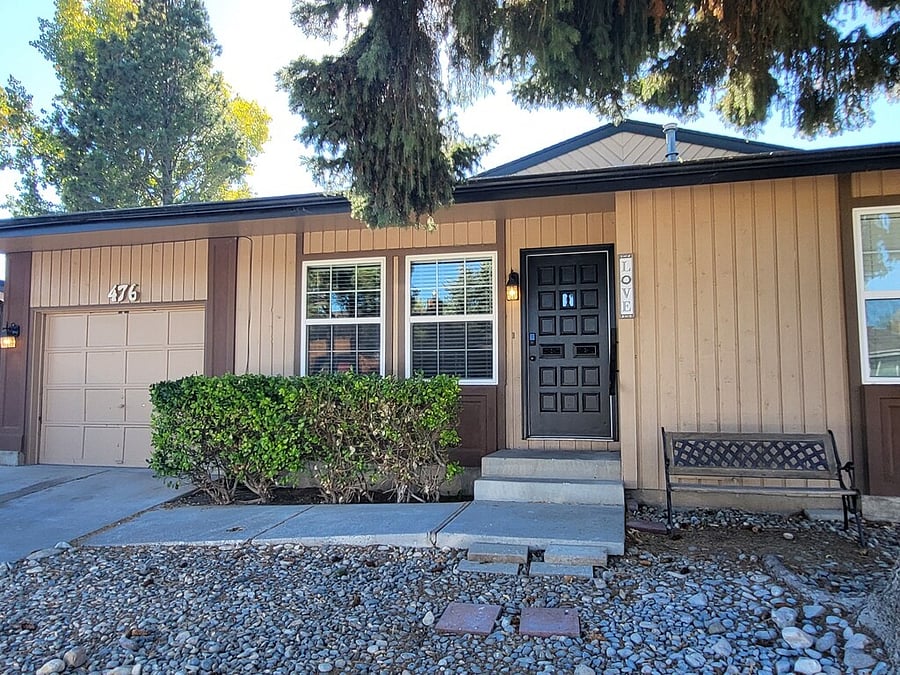 Home exterior-Single car garage