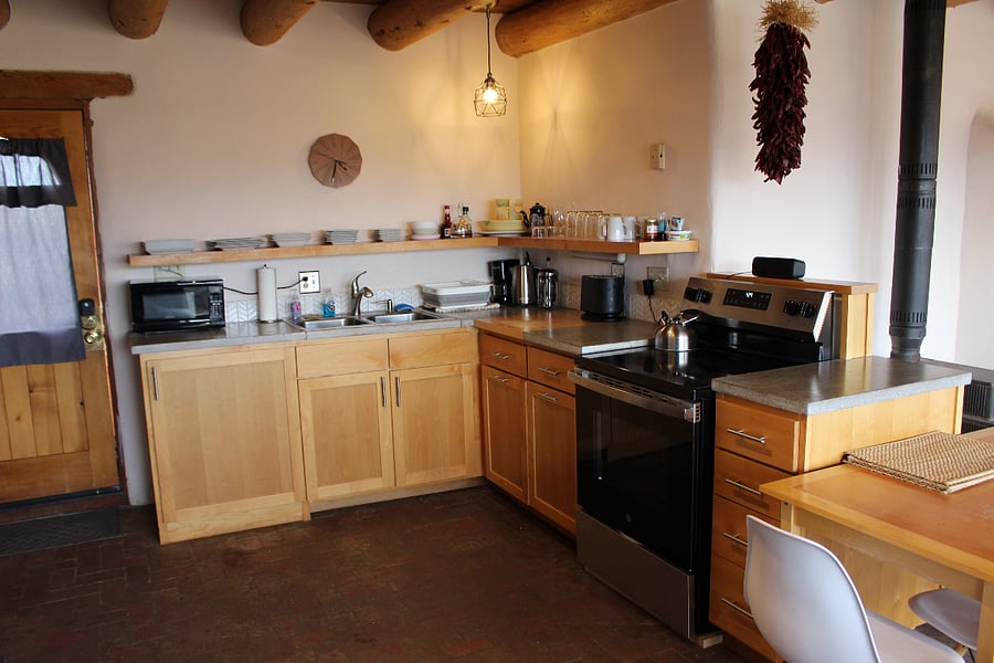 Fully stocked kitchen and appliances