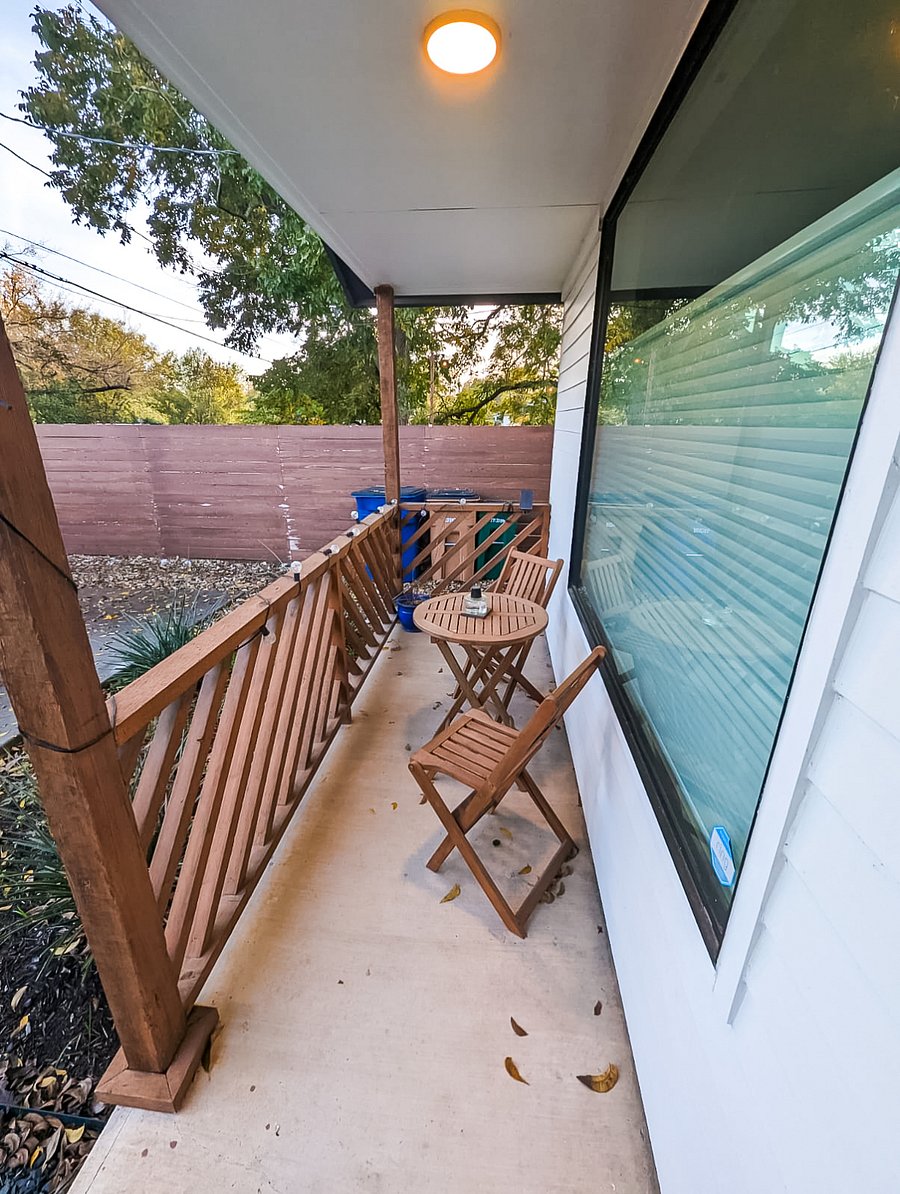 Start your mornings on the front patio with the warm sun hitting your face sipping a warm cup of coffee!