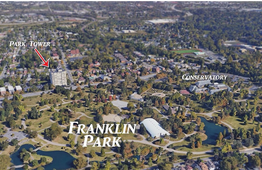 Centrally located and aerial map of area