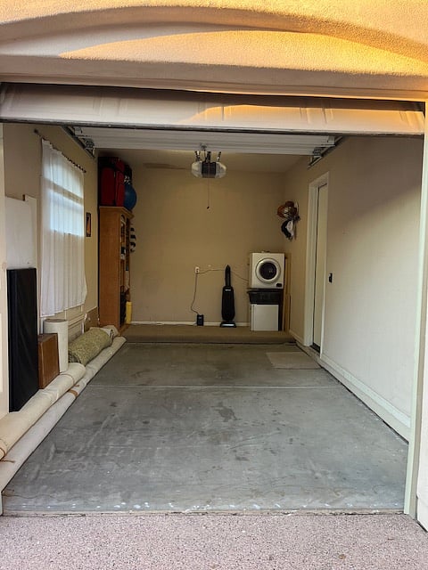Garage includes Dryer