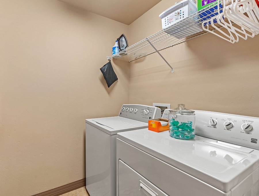 Indoor laundry room