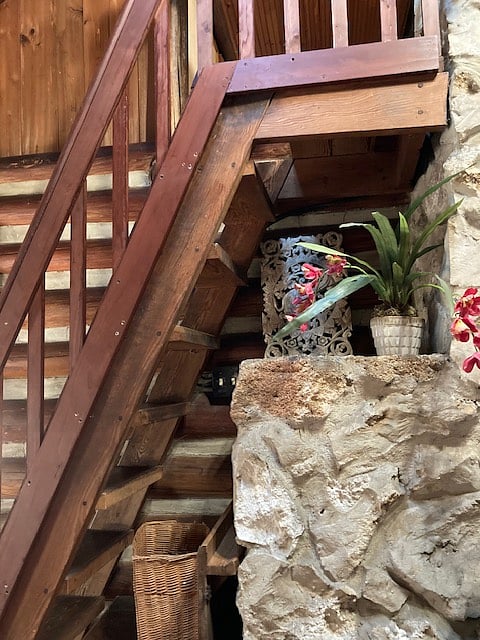 side of stairs