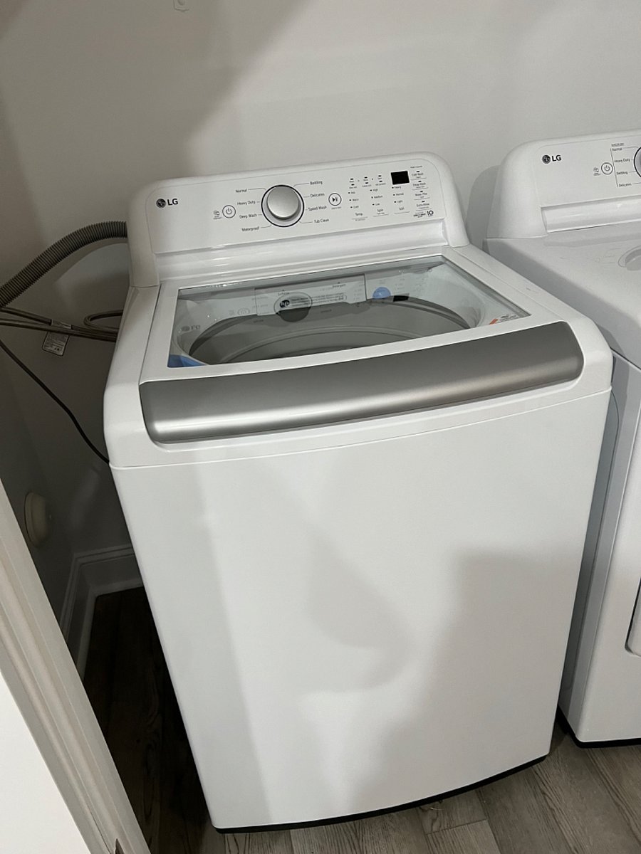 New LG washer and dryer