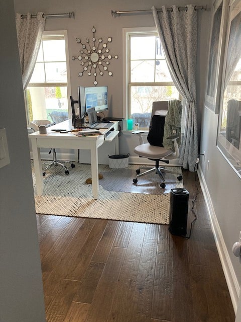 My office! Willing to share some space on the other side of the desk.