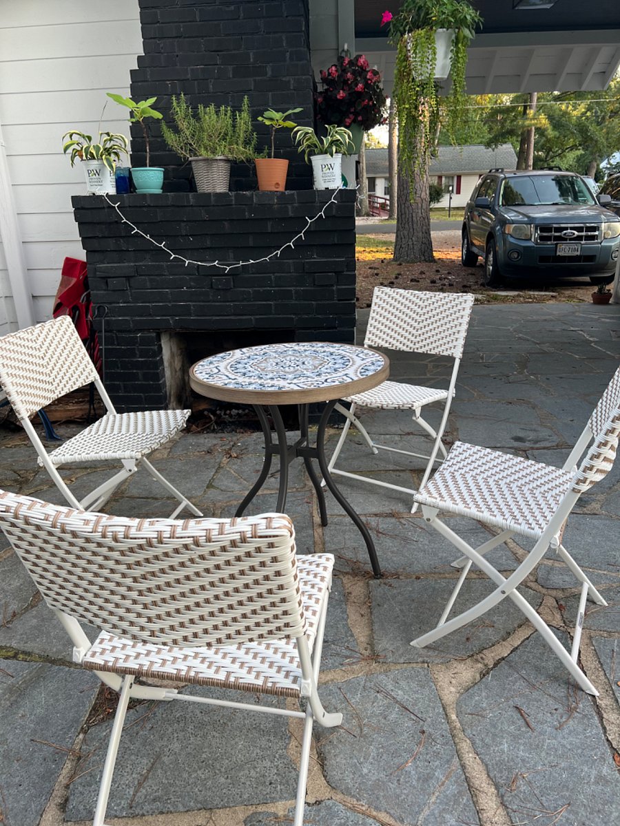 Spend some time outside on the patio