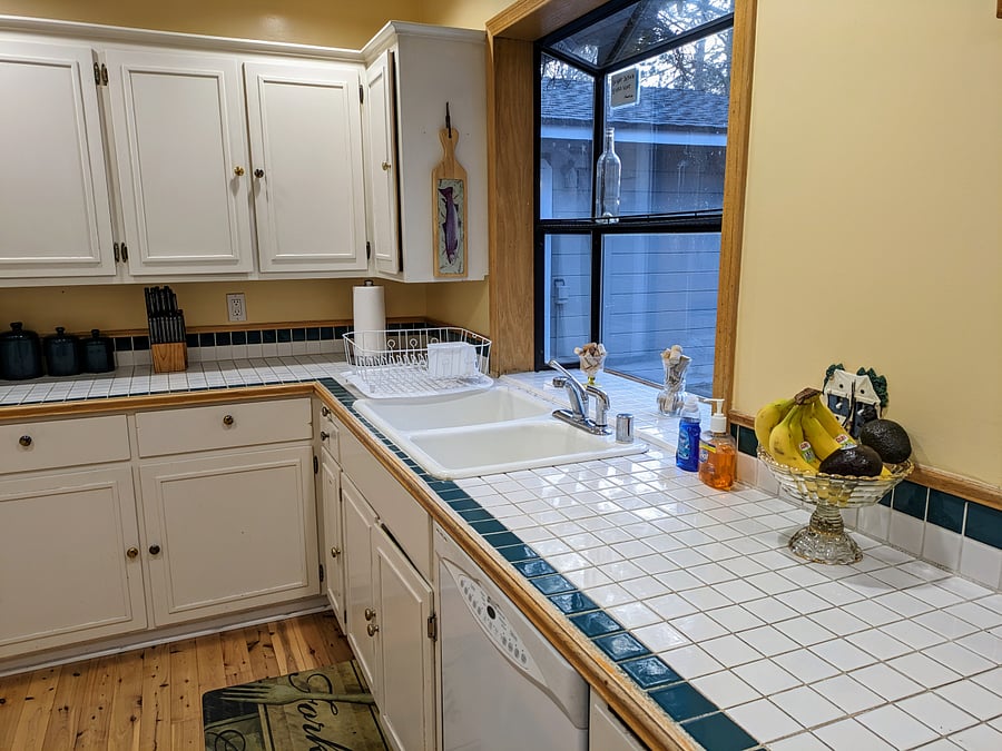 Fully stocked kitchen