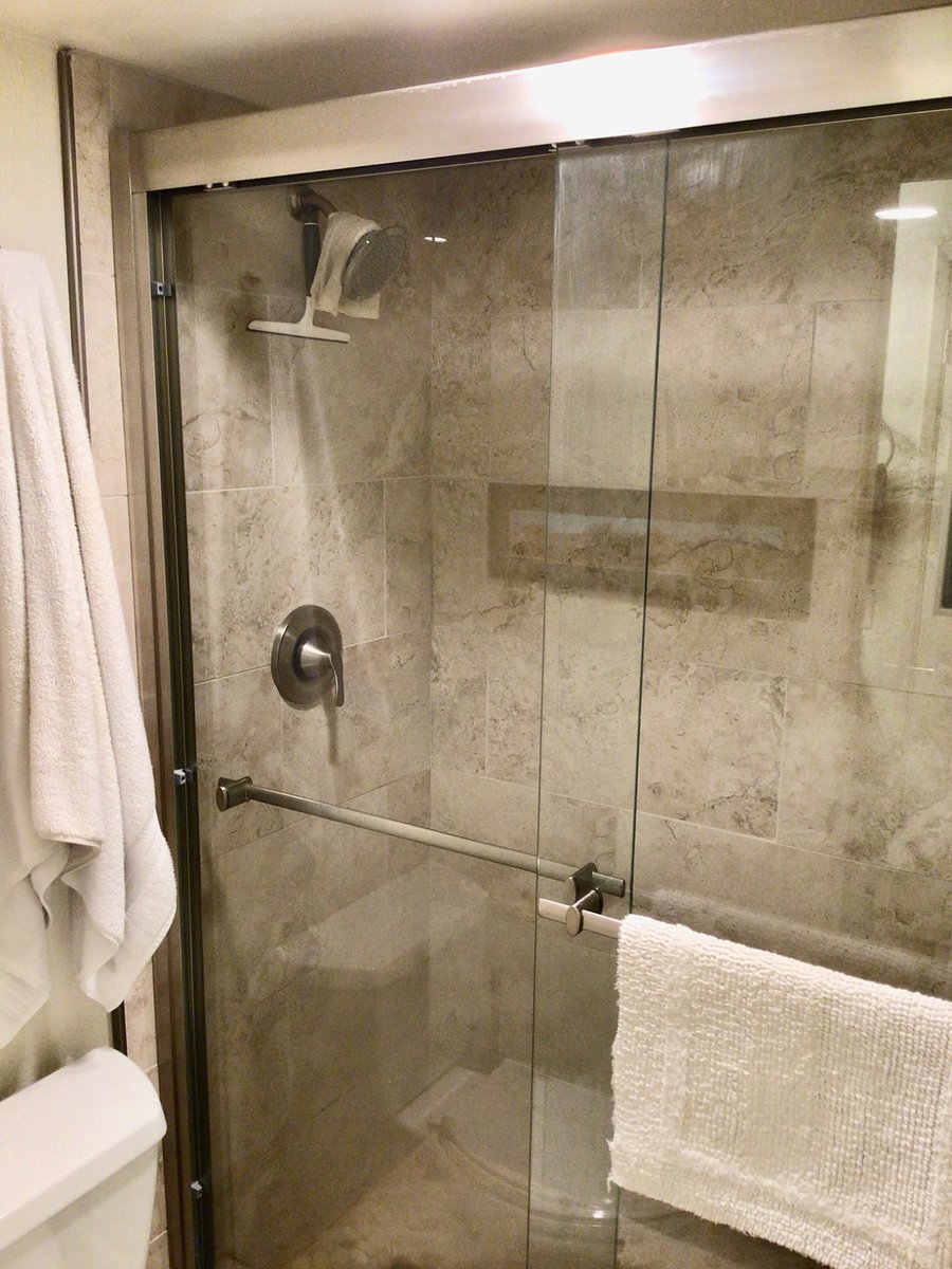 separate shower and toilet room off master bedroom