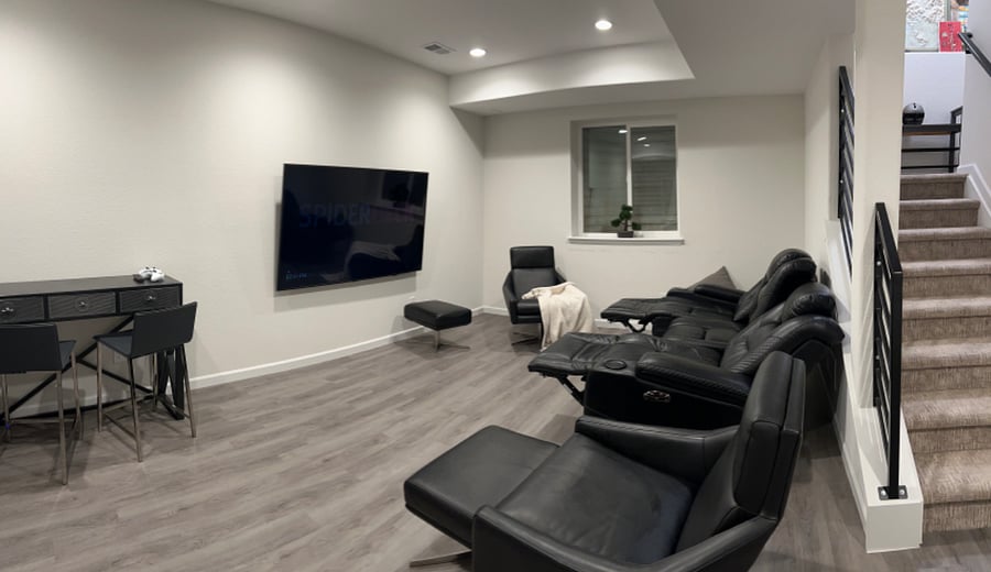 Basement TV Room