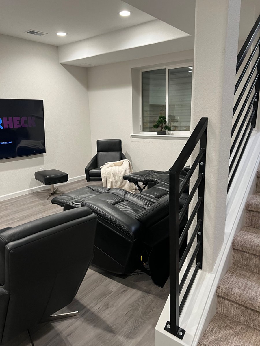 Basement TV Room