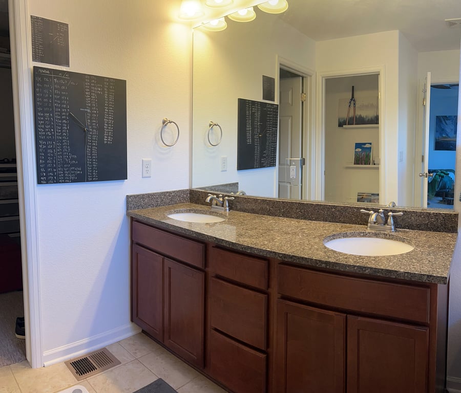 Master bathroom