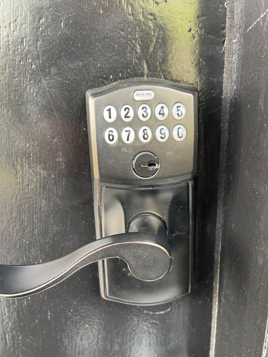 Entry code to enter the home.
