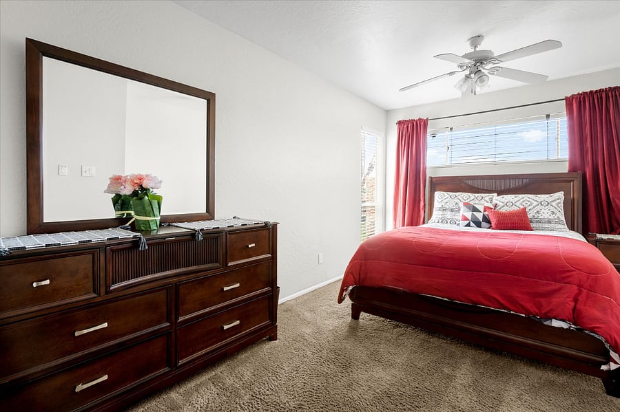 Bedroom 2 - Retreat to the inviting queen bed and unwind, allowing yourself to fully recharge and wake up refreshed.