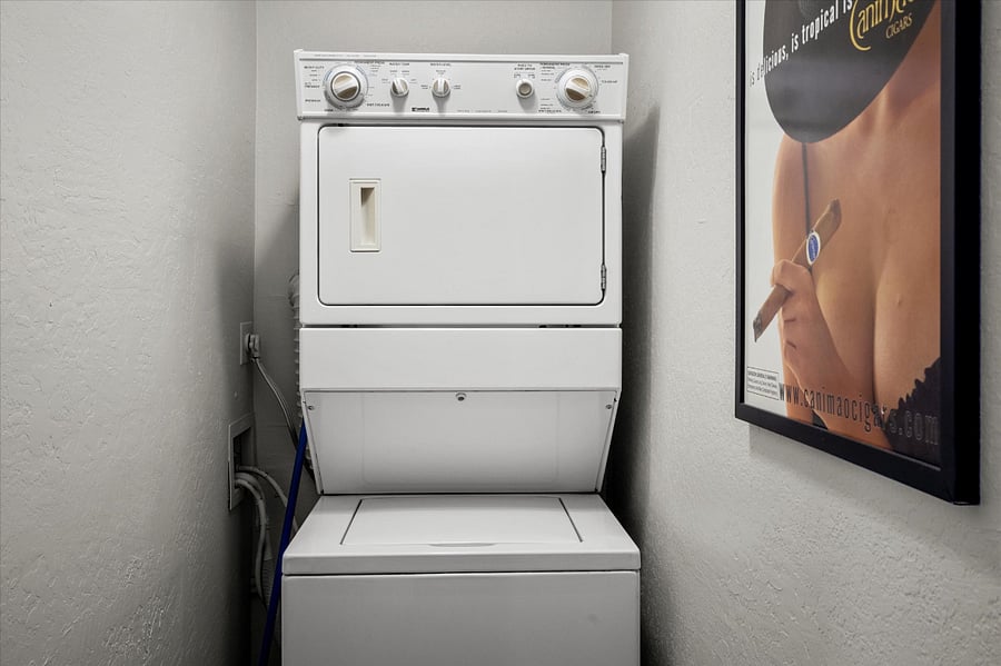 Unparalleled convenience of having a washer and dryer conveniently located within the home.