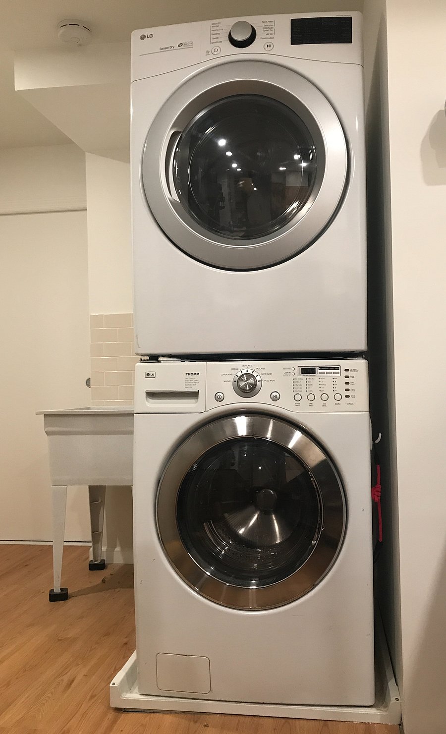Laundry Washer Dryer located literally next to Studio