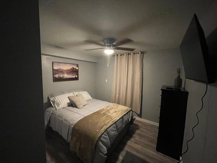 Unit #1 bedroom