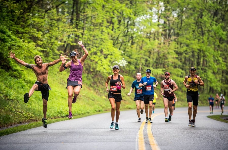 Blue Ridge Parkway (5 miles away) marathon!