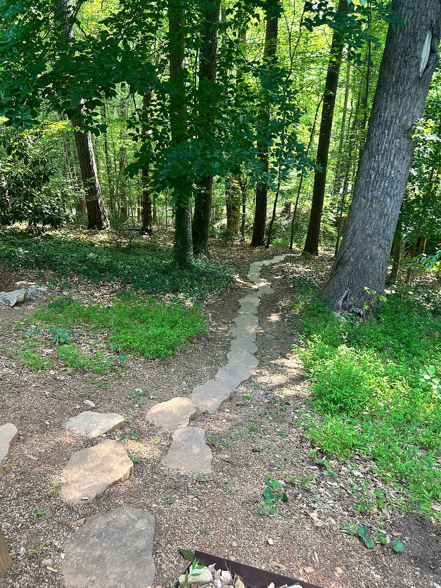 Pathway to the greenway walking path to Shelly Lake. 
