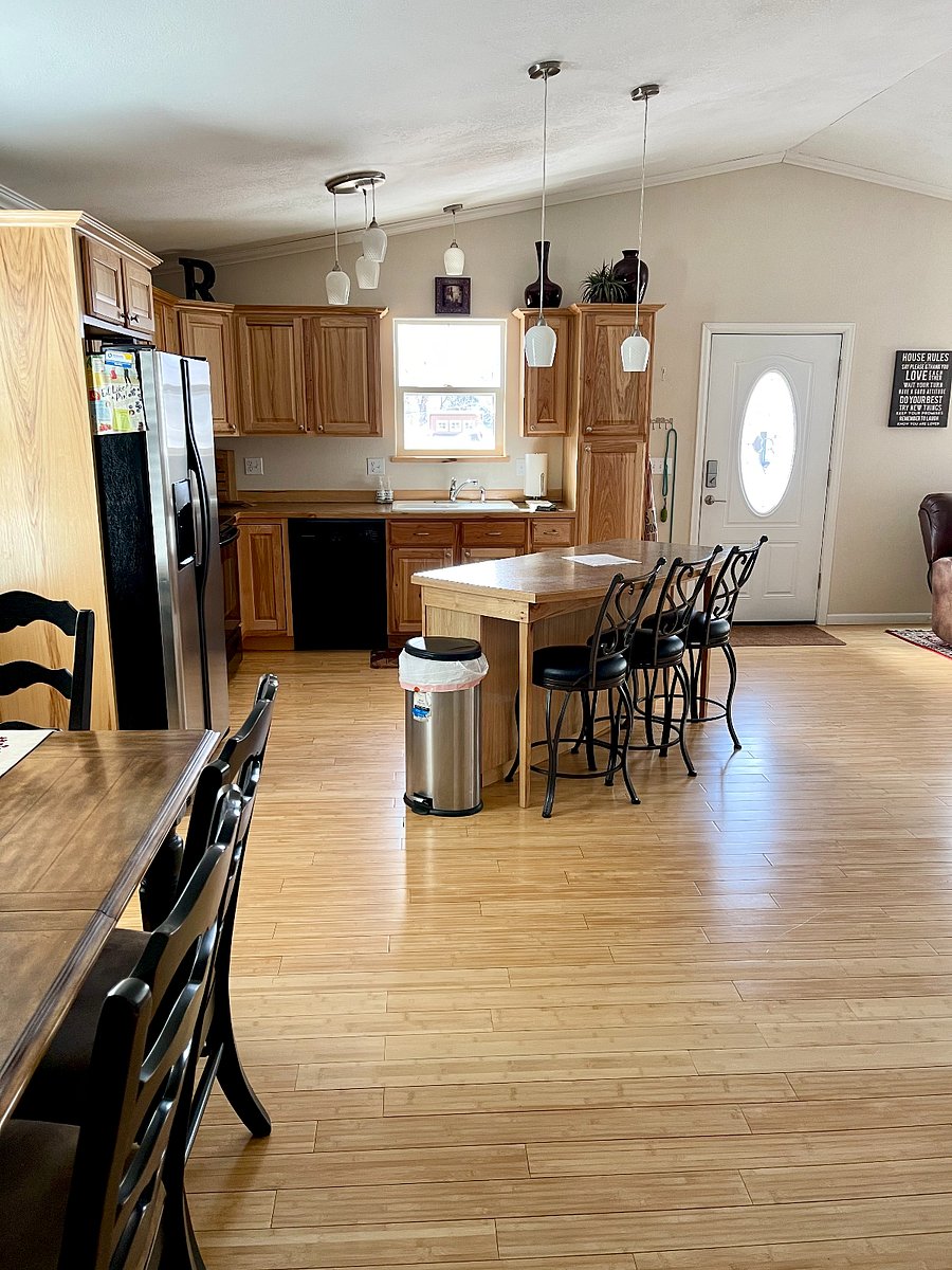 front entry, kitchen