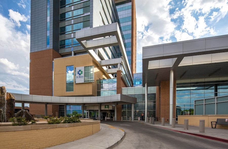 St Mary's Medical Center is an easy walk (less than one mile away) from the apartment.