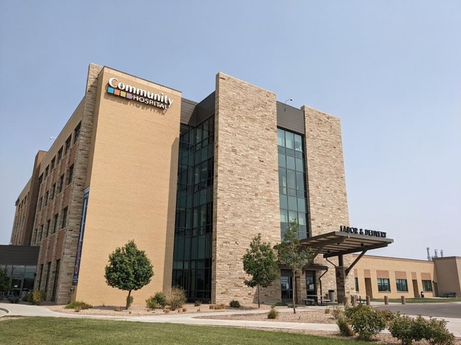 Community Hospital is 1.4 miles away.