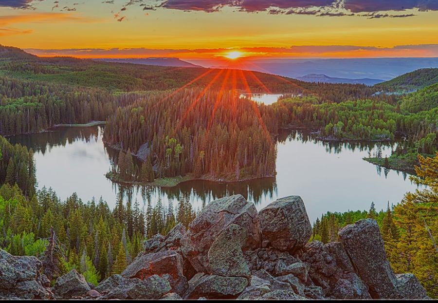 The Grand Mesa, just 13 miles away, is scattered with over 300 lakes offering excellent fishing and boating.