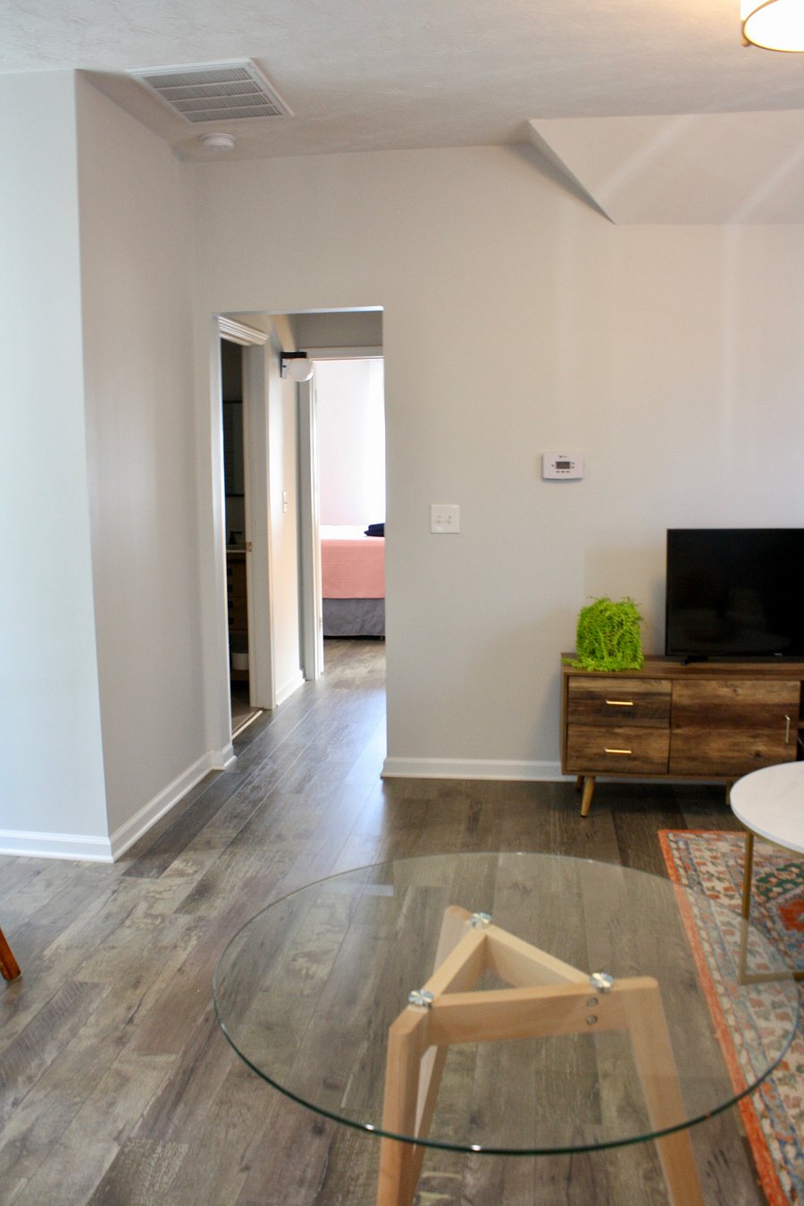 Hallway to bedroom
