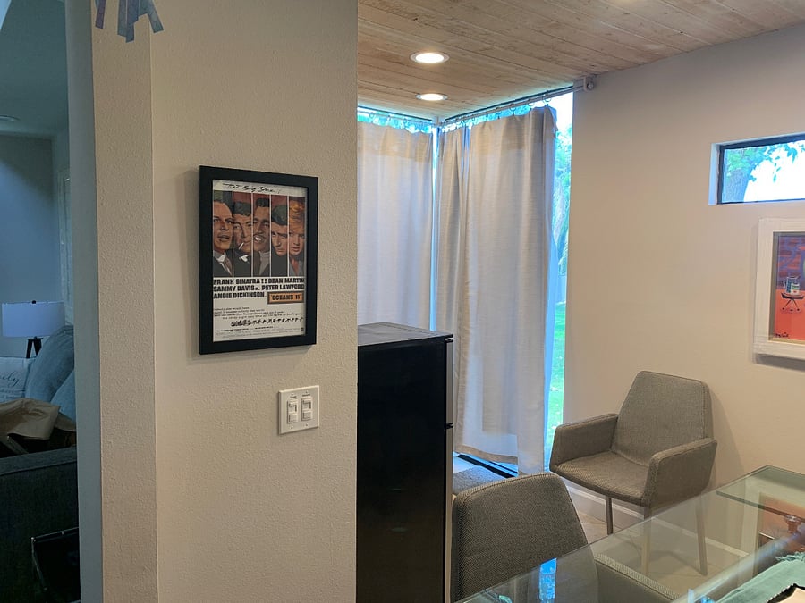 Dining alcove with sitting area