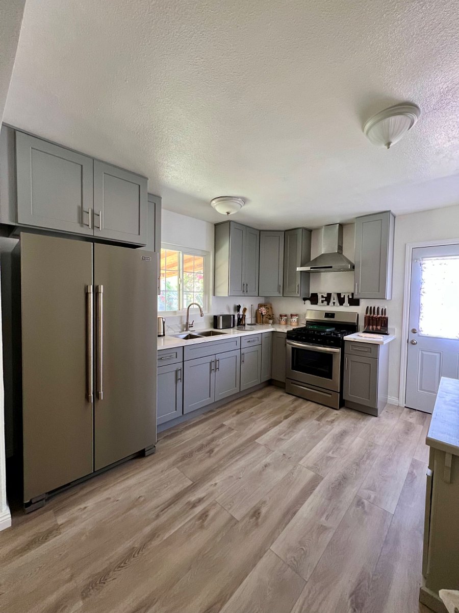 Fully stocked kitchen