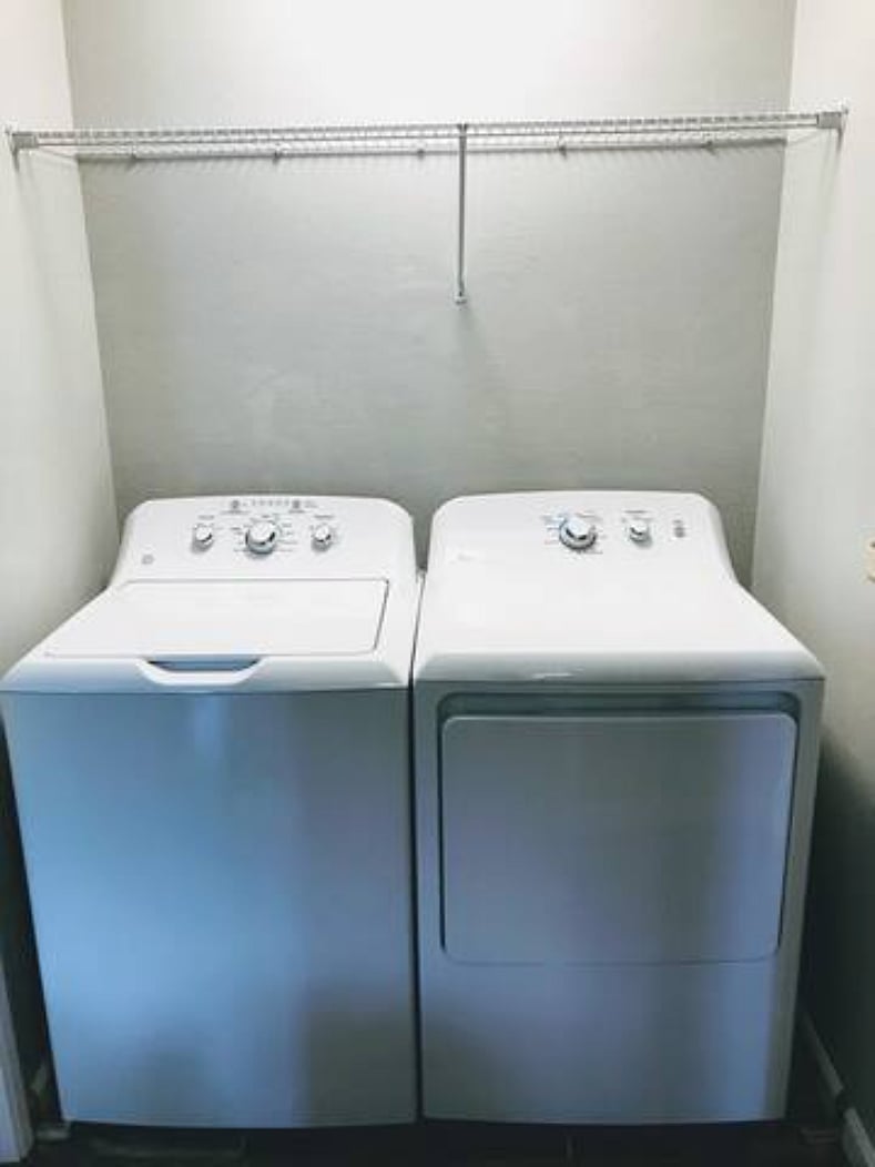 Full size washer & dryer