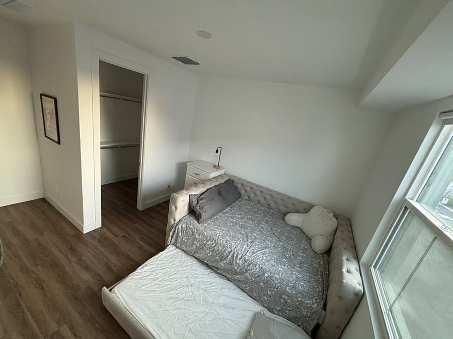 Florence bedroom also has a walk in closet. 