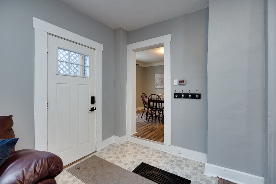 Entrance with Smart Lock for your convenience.