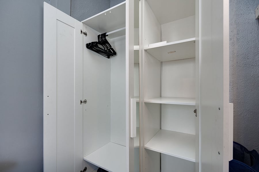 Plenty of closet space!
