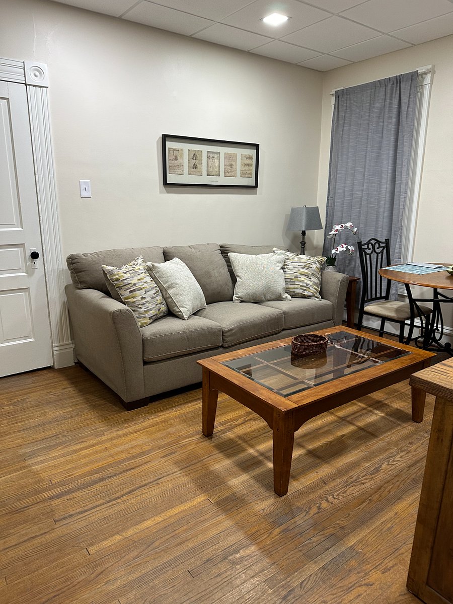 Living room with new sofa and WiFi TV. High-speed WiFi