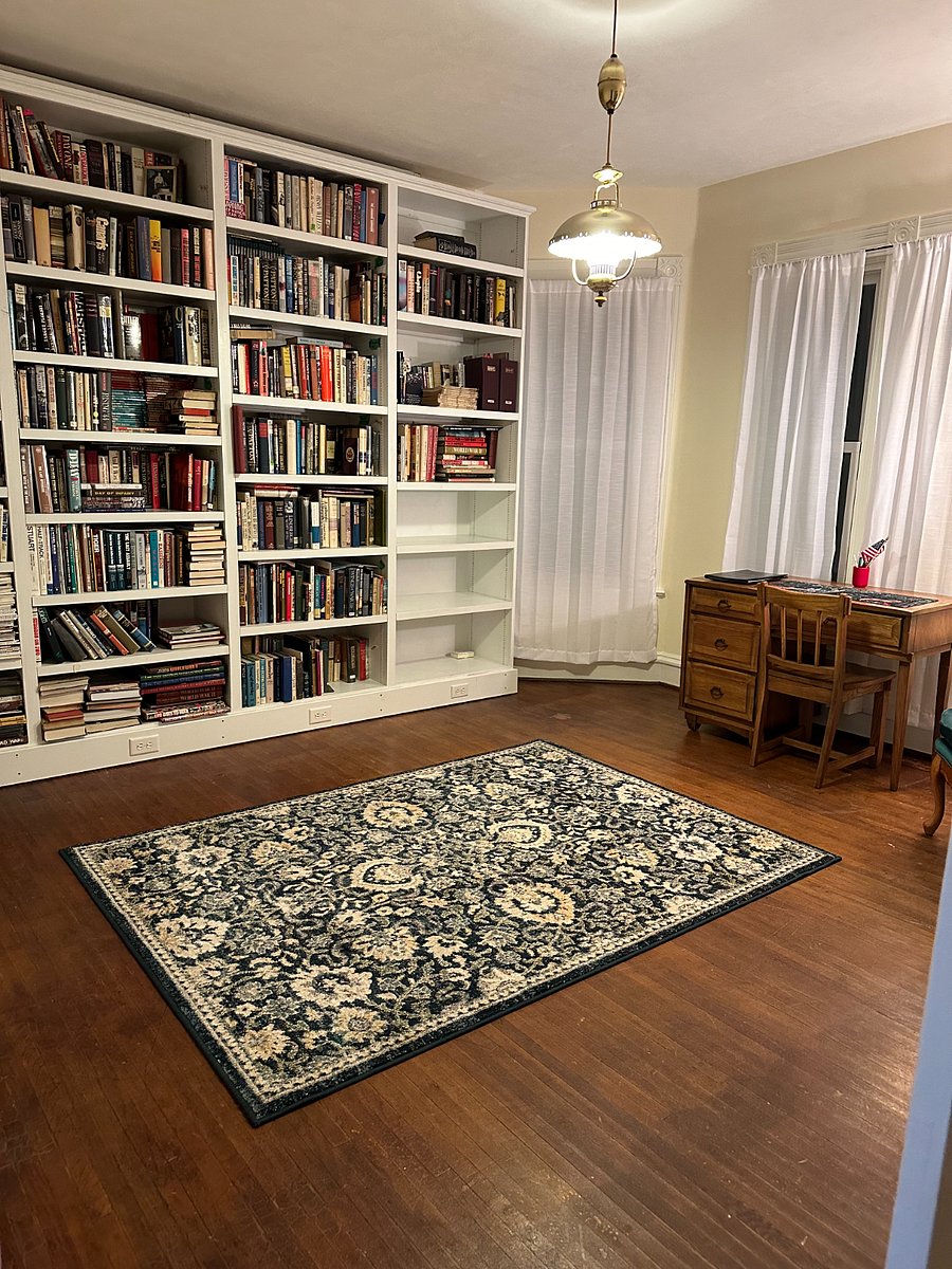 Library/home office off of main bedroom. Apartment has high speed WiFi suitable for gaming.