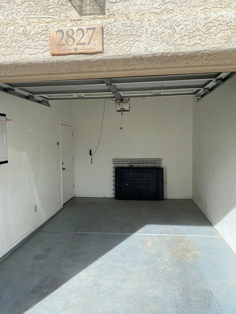 Garage just steps from the front door