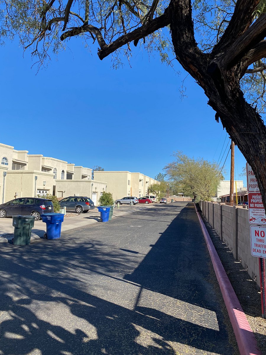 Nestled in this cute neighborhood