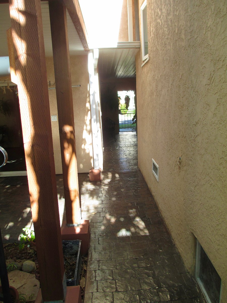 Private, breezeway entrance.  