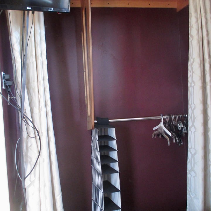 Great closet area, plus clean garage has space for your extra things.  