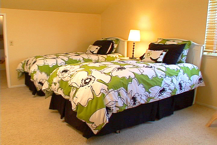 Second Bedroom with 2 twin beds.
