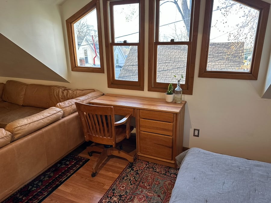 Wooden desk