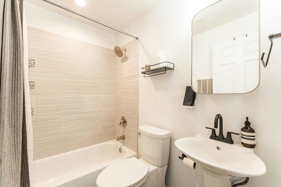 Secondary bathroom