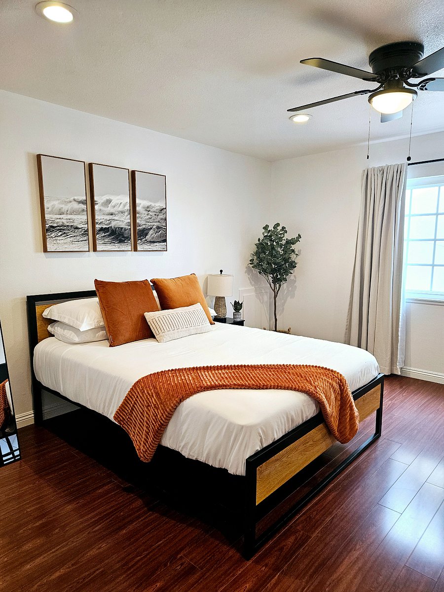 Room #2 - Bright and inviting with a touch of warmth and style. Desk and large walk in closet not pictured.
